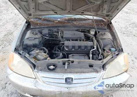 2002 Honda Civic Lx z USA, uszkodzony, nr VIN 1HGES16562L071764